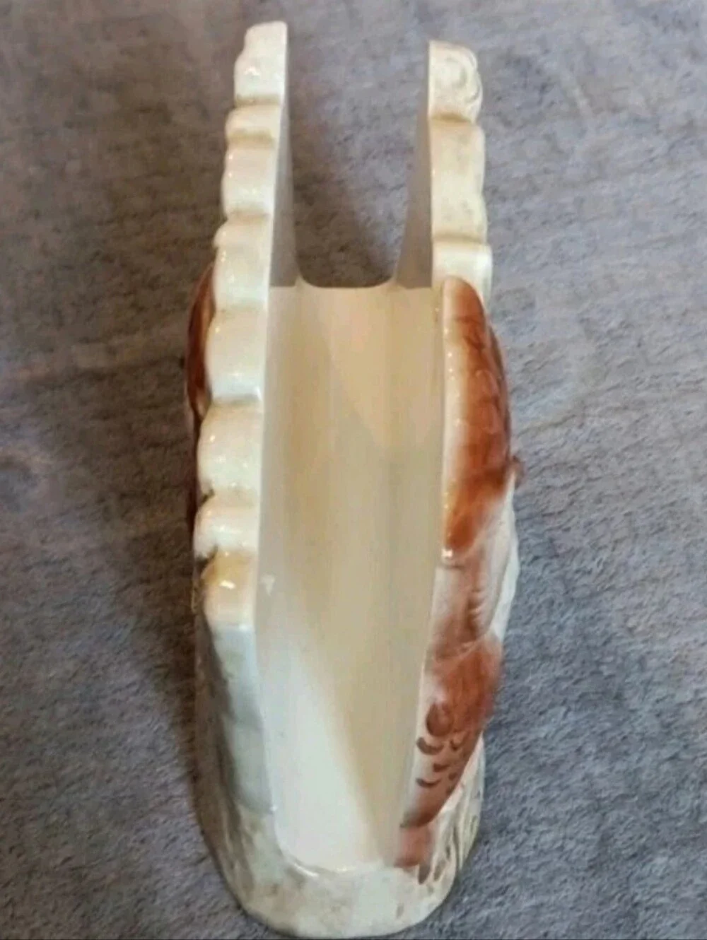 1984 Otagiri Japan Owl Napkin Holder, Letter Holder Vintage Cottage 80s Kitchen